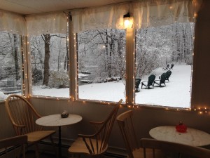 lobby with snow nov 2014