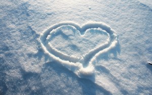 snow heart